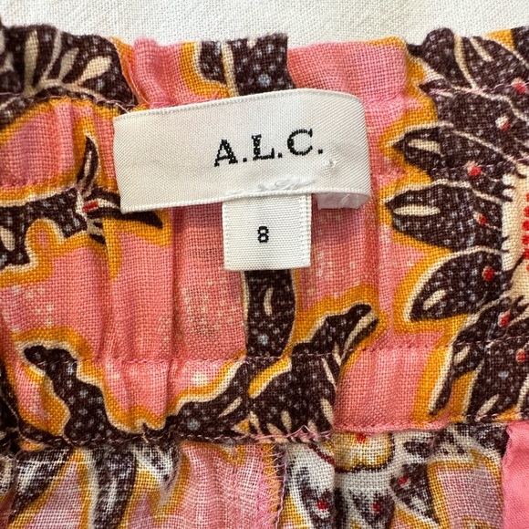 A.L.C. Henry Floral Printed Cotton Pants - Picture 12 of 14